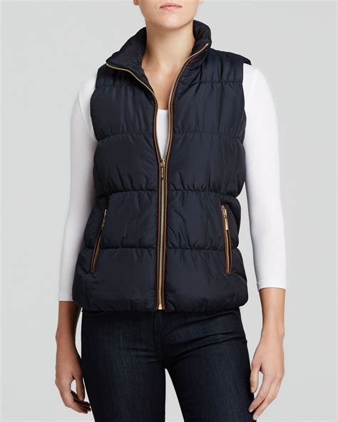 michael kors puffer vest mens|Michael Kors quilted puffer vest.